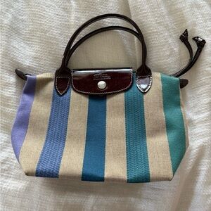 Longchamp LePliage Tote Bag with Leather Trim